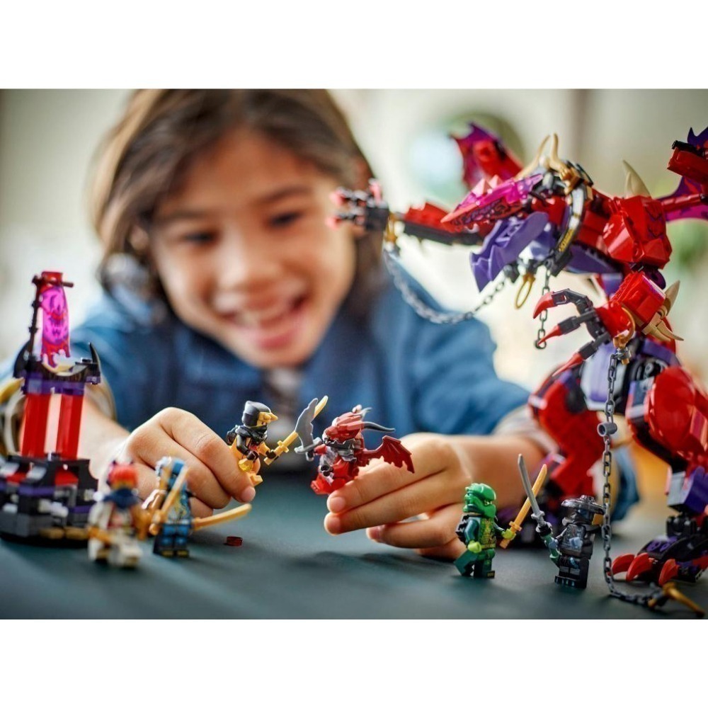 ［想樂］全新 樂高 LEGO 71832 Ninjago 忍者 混沌龍雷牙 Thunderfang Dragon-細節圖5
