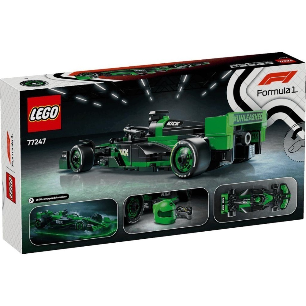 ［想樂］全新 樂高 LEGO 77247 Speed 賽車 薩伯 F1® Team C44 Race Car-細節圖2