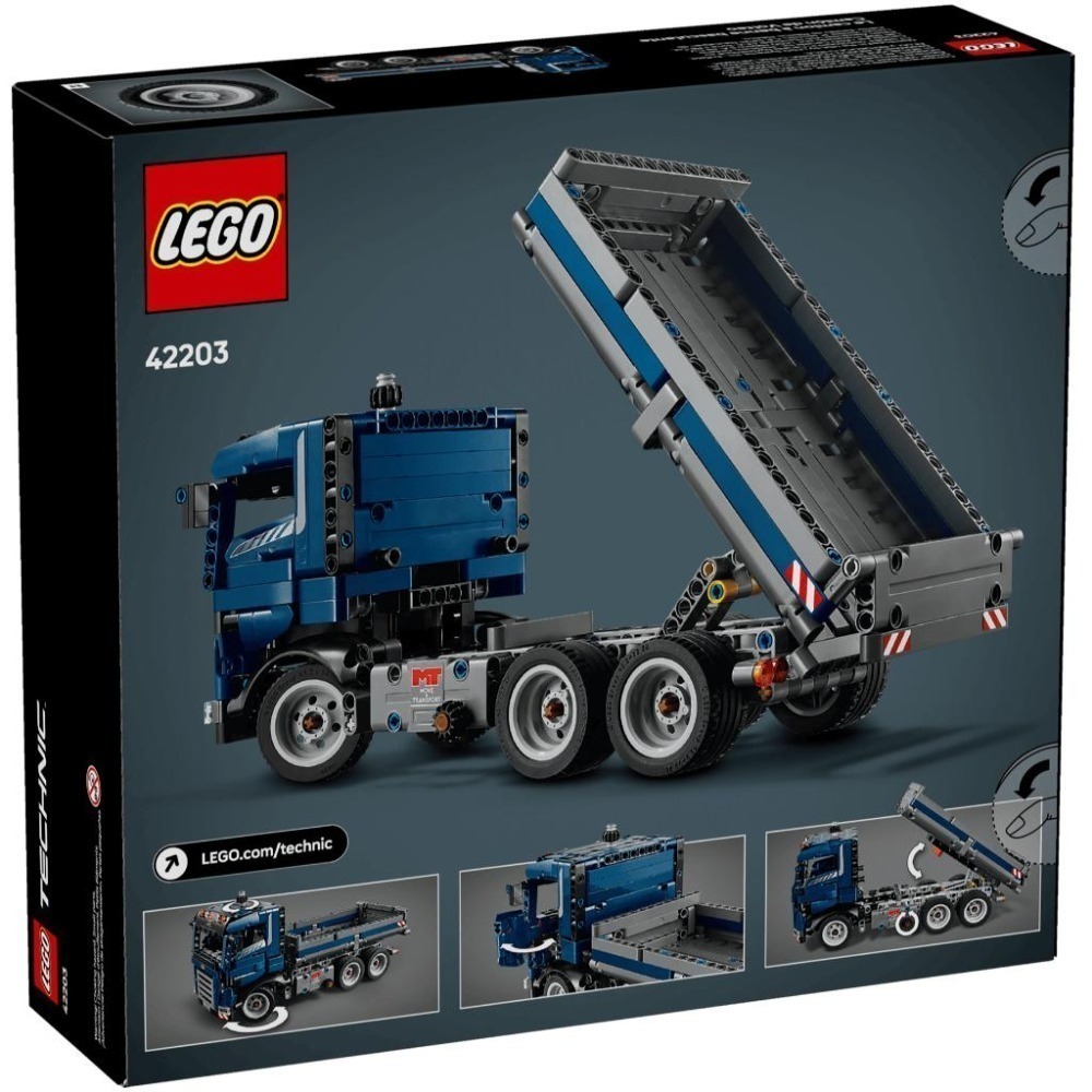 ［想樂］全新 樂高 LEGO 42203 Technic 科技 傾卸式卡車 Tipping Dump Truck-細節圖2