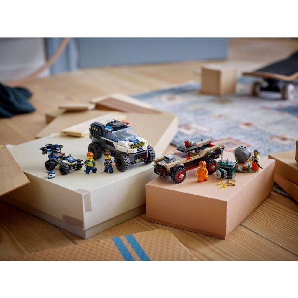 ［想樂］全新 樂高 LEGO 60449 City 城市 越野警車追逐戰 Off-Road Police Car-細節圖6