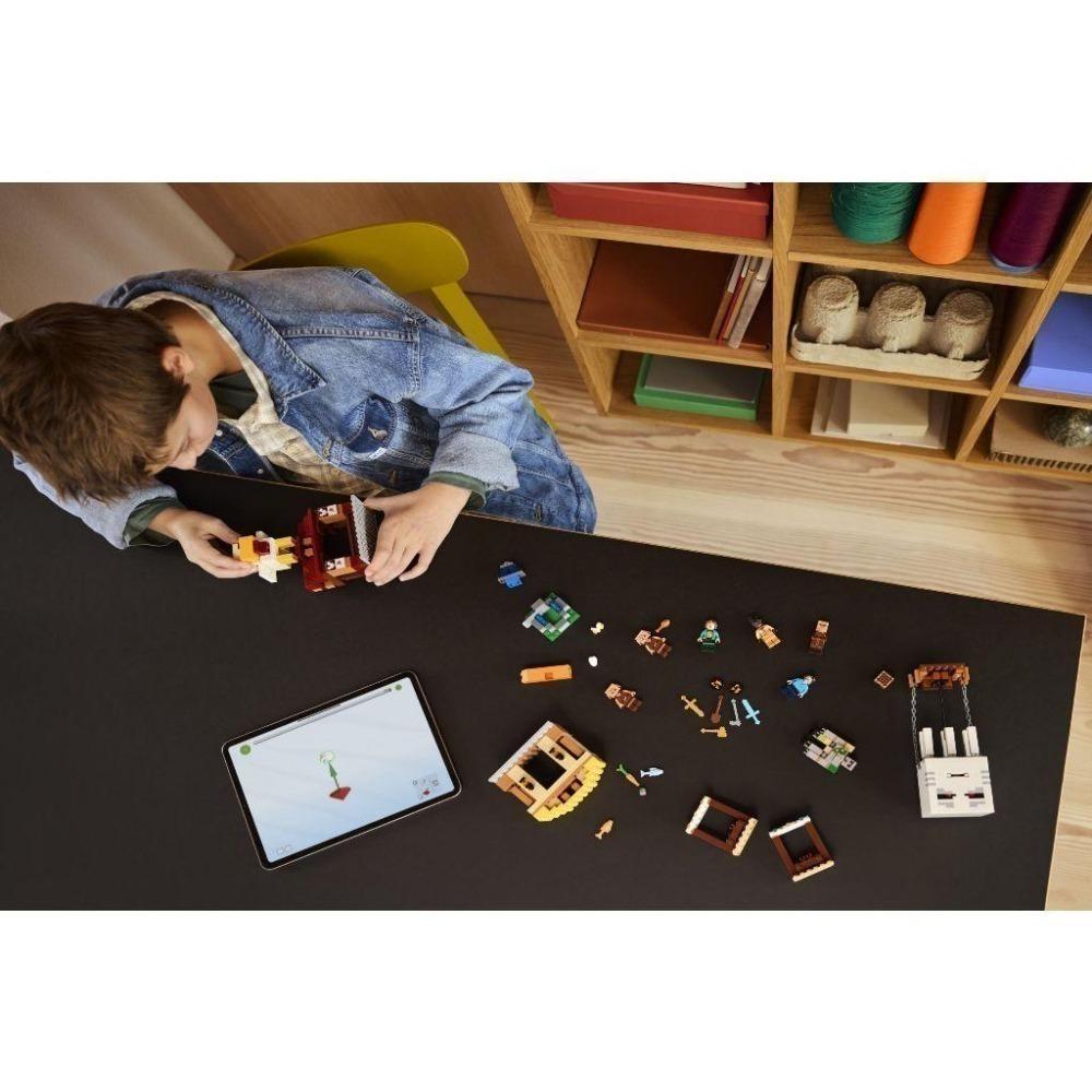 ［想樂］全新 樂高 LEGO 21273 Minecraft 創世神 地獄幽靈氣球進攻村莊 Ghast Balloon-細節圖6