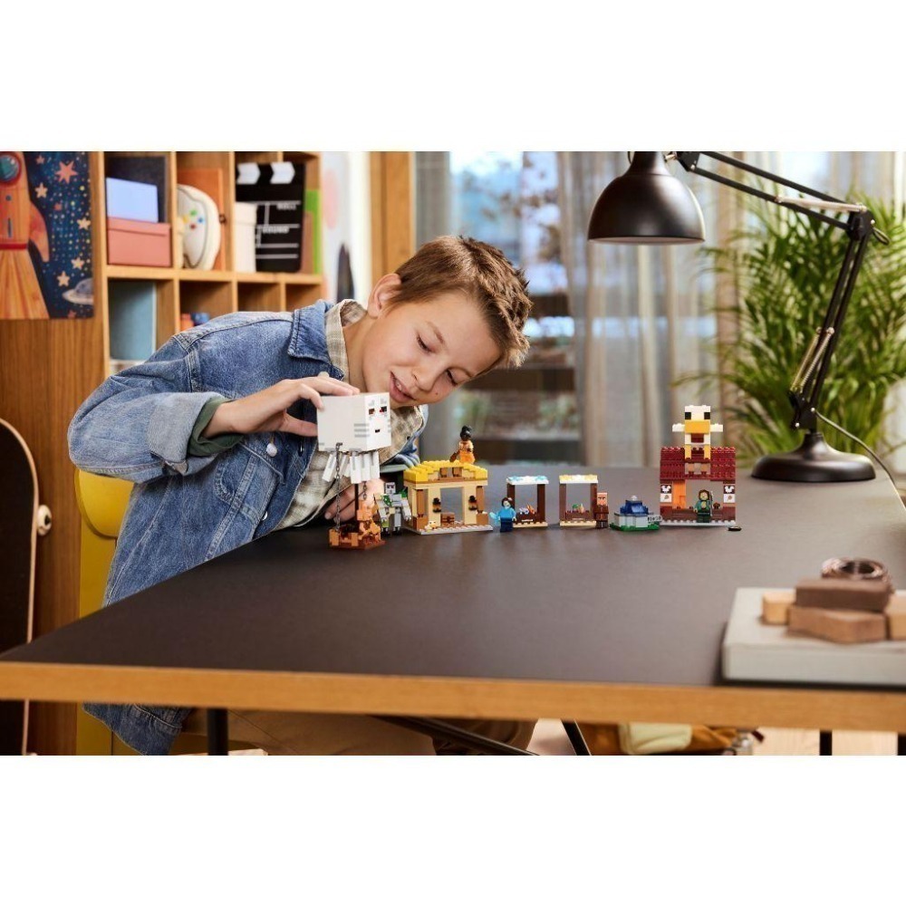 ［想樂］全新 樂高 LEGO 21273 Minecraft 創世神 地獄幽靈氣球進攻村莊 Ghast Balloon-細節圖7