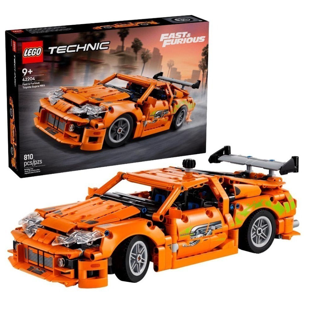 ［想樂］全新 樂高 LEGO 42204 Technic 科技 玩命關頭 Toyota Supra MK4-細節圖4
