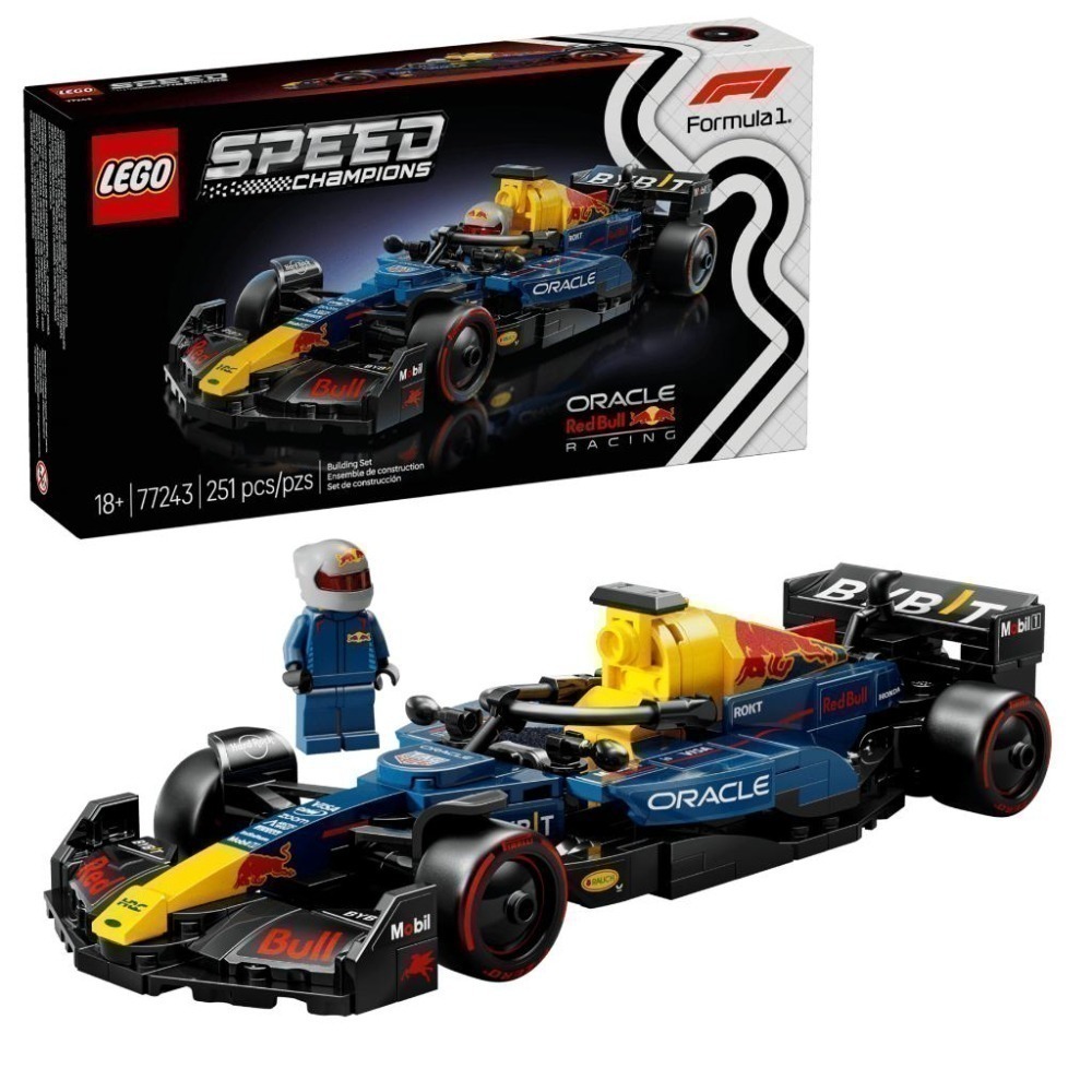 ［想樂］全新 樂高 LEGO 77243 Speed 賽車 紅牛車隊 RB20 F1® Race Car-細節圖8