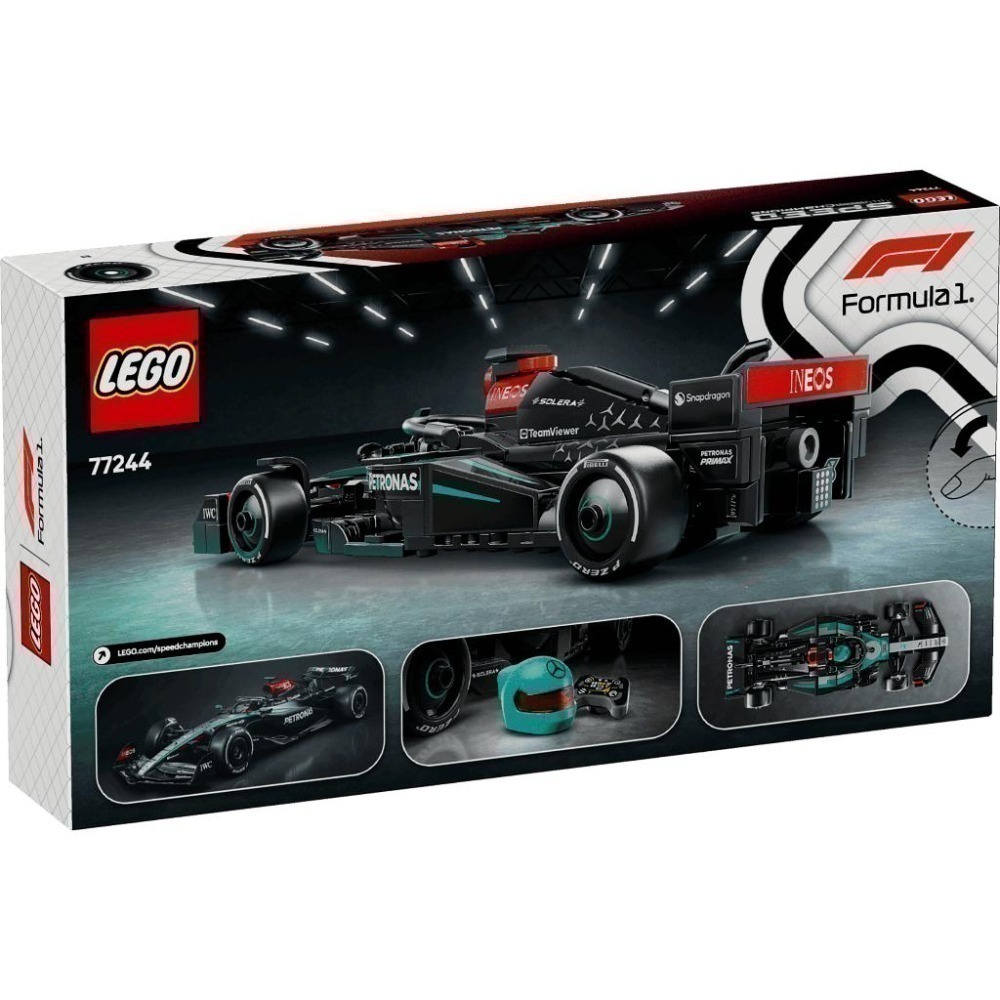 ［想樂］全新 樂高 LEGO 77244 Speed 賽車 賓士AMG F1® W15 Race Car-細節圖2
