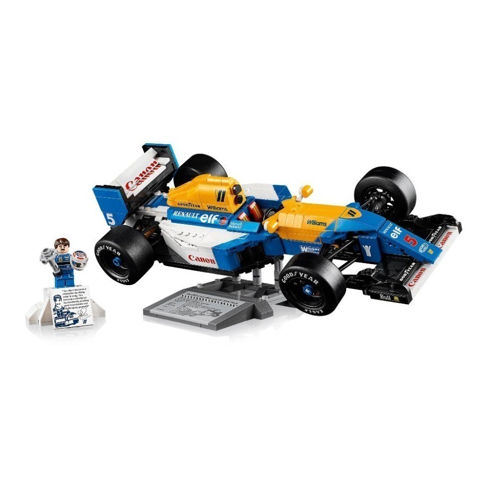 ［想樂］全新 樂高 LEGO 10353 Icons 威廉斯 FW14B & 奈傑爾 曼塞爾 Nigel Mansell-細節圖5
