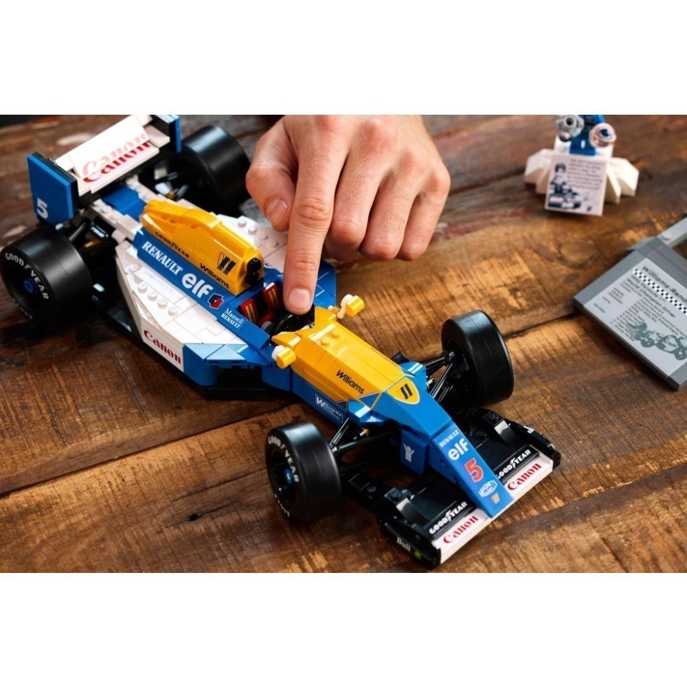［想樂］全新 樂高 LEGO 10353 Icons 威廉斯 FW14B & 奈傑爾 曼塞爾 Nigel Mansell-細節圖7