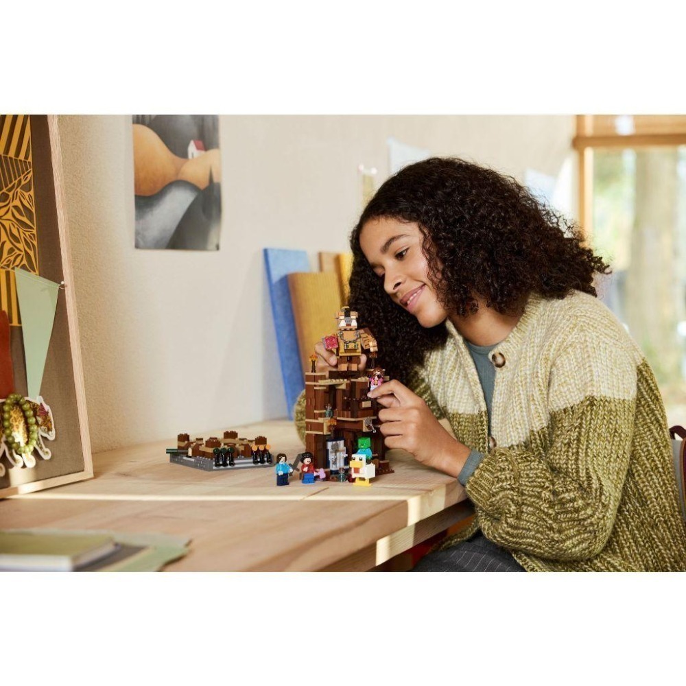 ［想樂］全新 樂高 LEGO 21272 Minecraft 創世神 林地府邸格鬥擂台 Woodland-細節圖8