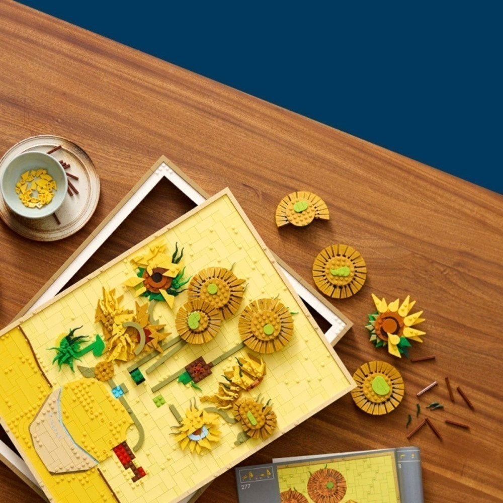 ［想樂］全新 樂高 LEGO 31215 ART 文森·梵谷 向日葵 Vincent van Gogh-細節圖11
