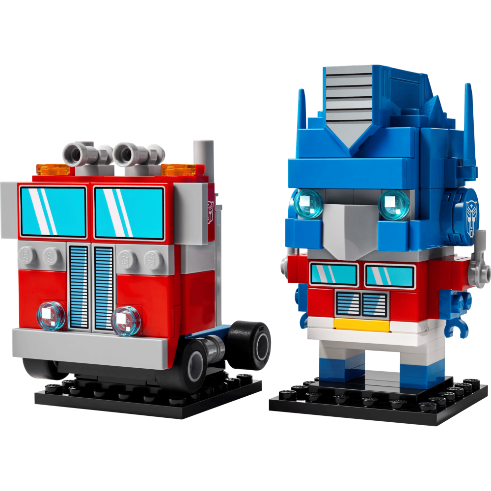 ［想樂］全新 樂高 LEGO 40803 Brickheadz 變形金剛 Optimus Prime 柯博文機器人和車輛-細節圖3