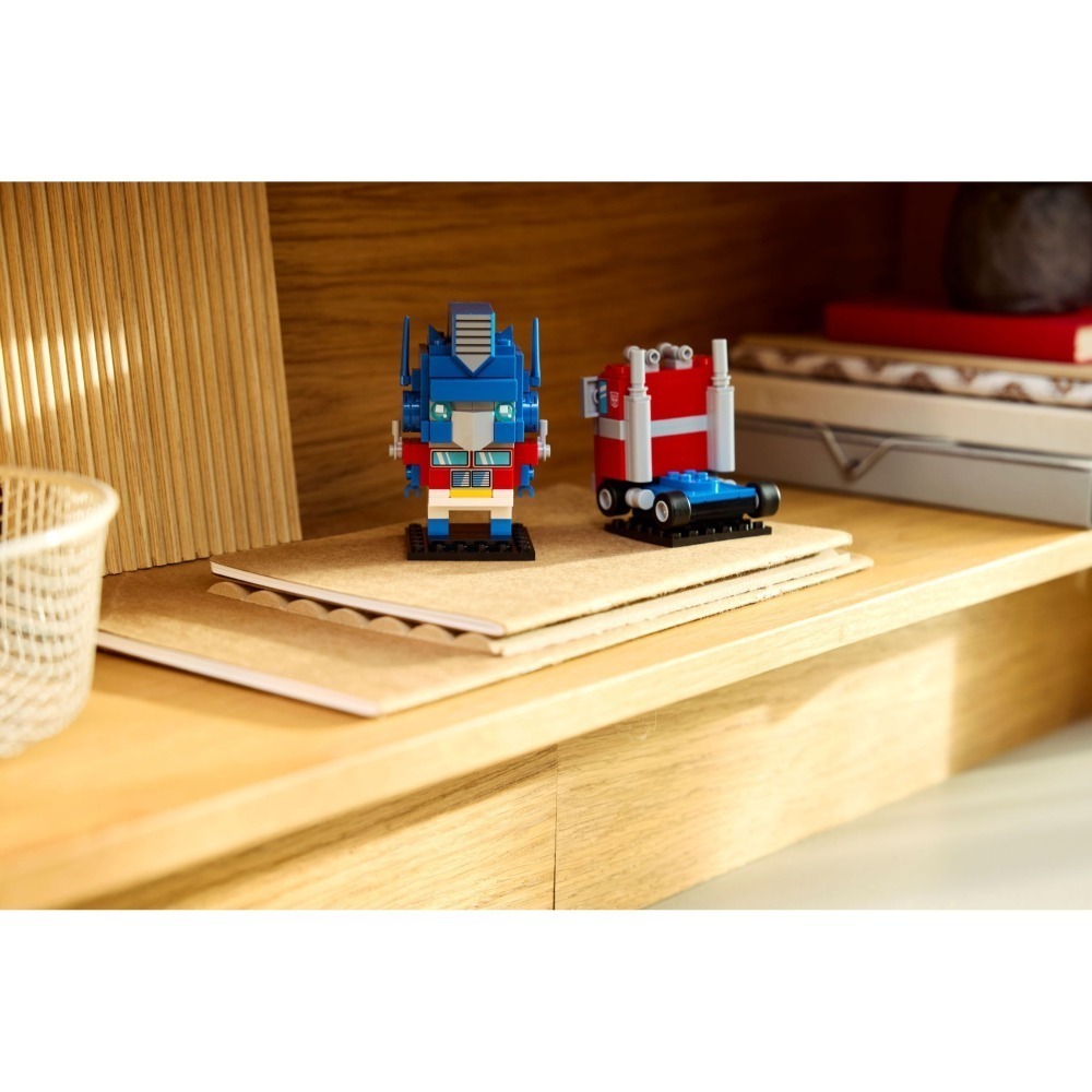 ［想樂］全新 樂高 LEGO 40803 Brickheadz 變形金剛 Optimus Prime 柯博文機器人和車輛-細節圖8