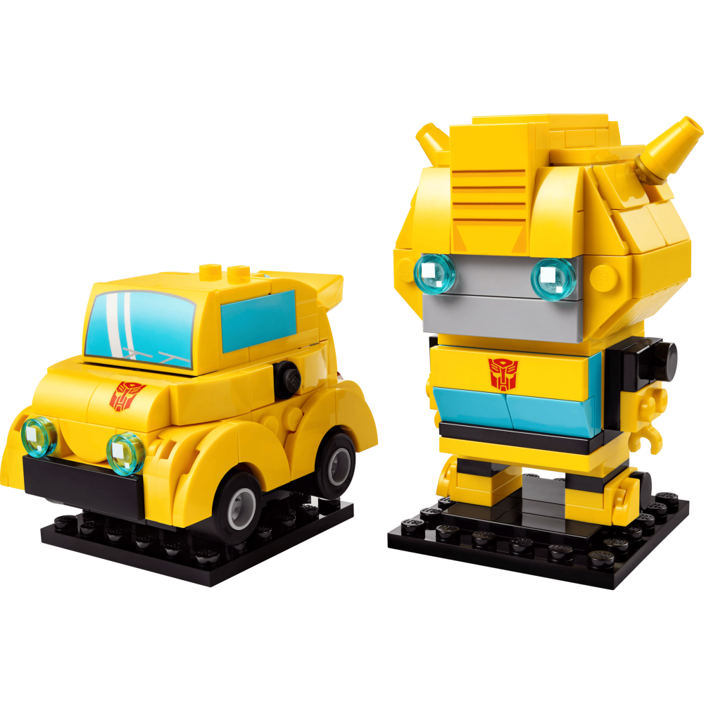 ［想樂］全新 樂高 LEGO 40804 Brickheadz 變形金剛 大黃蜂機器人&車輛 Bumblebee-細節圖3