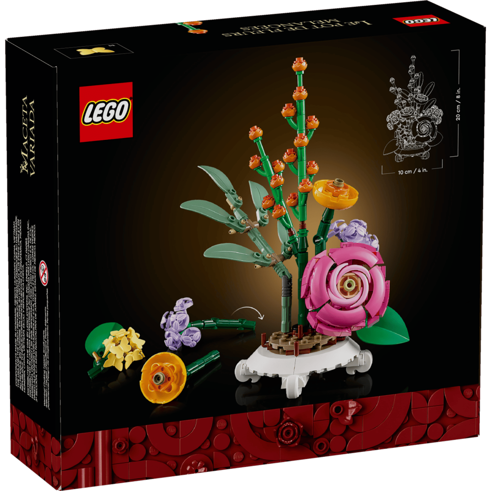 ［想樂］全新 樂高 LEGO 40672 Icons 花藝系列 綜合花盆 Mixed Flowerpot-細節圖2