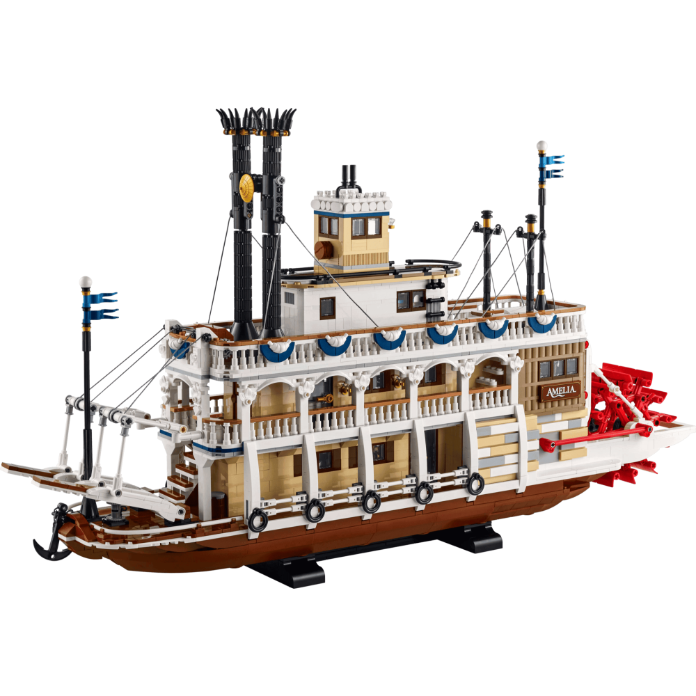 ［想樂］全新 樂高 LEGO 21356 IDEAS 河上汽船 River Steamboat-細節圖3