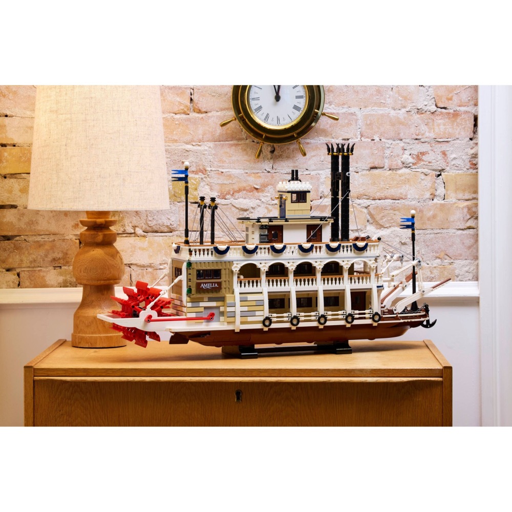 ［想樂］全新 樂高 LEGO 21356 IDEAS 河上汽船 River Steamboat-細節圖10