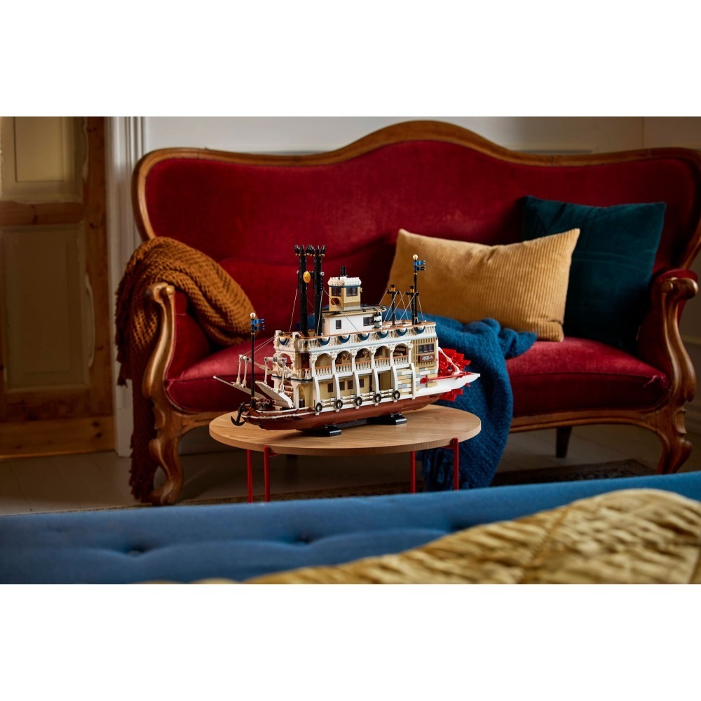 ［想樂］全新 樂高 LEGO 21356 IDEAS 河上汽船 River Steamboat-細節圖9