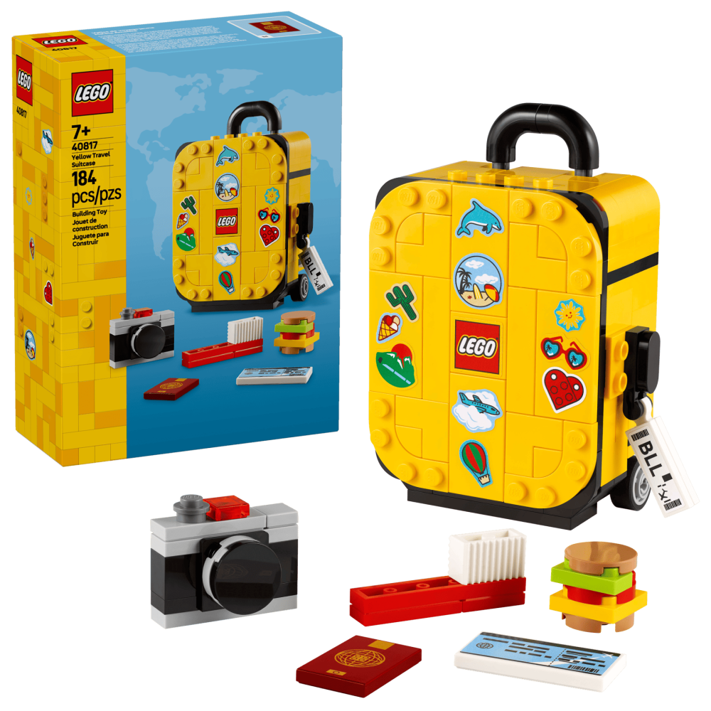 ［想樂］全新 樂高 LEGO 40817 黃色旅行箱 Yellow Travel Suitcase-細節圖8