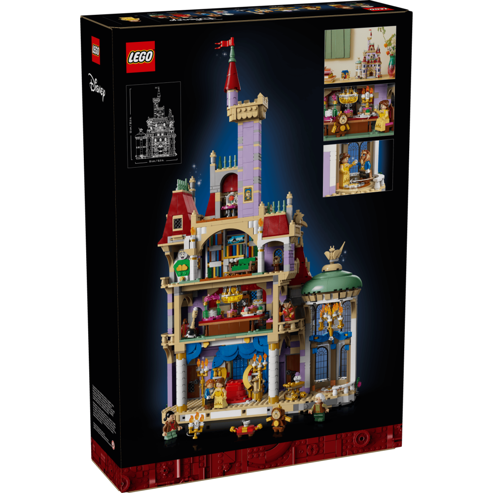 ［想樂］全新 樂高 LEGO 43263 迪士尼 Disney 美女與野獸 城堡 貝兒 野獸 加斯頓-細節圖2