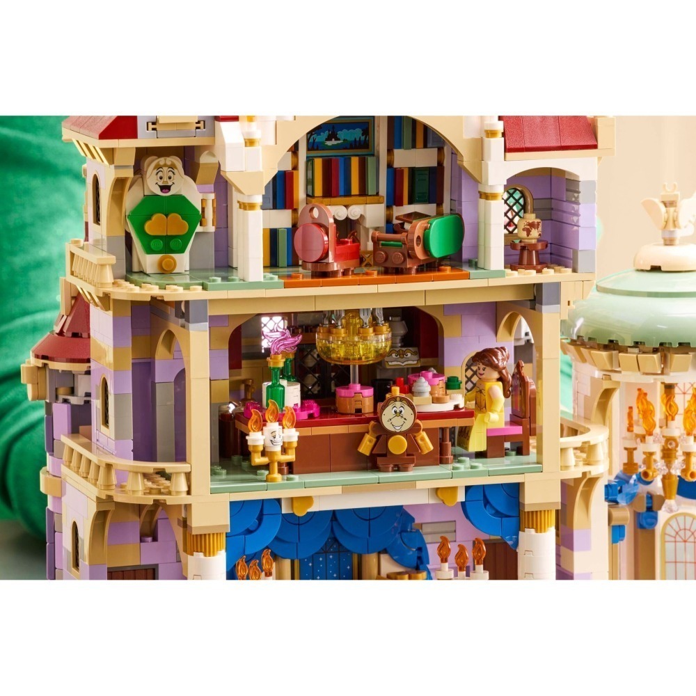 ［想樂］全新 樂高 LEGO 43263 迪士尼 Disney 美女與野獸 城堡 貝兒 野獸 加斯頓-細節圖7