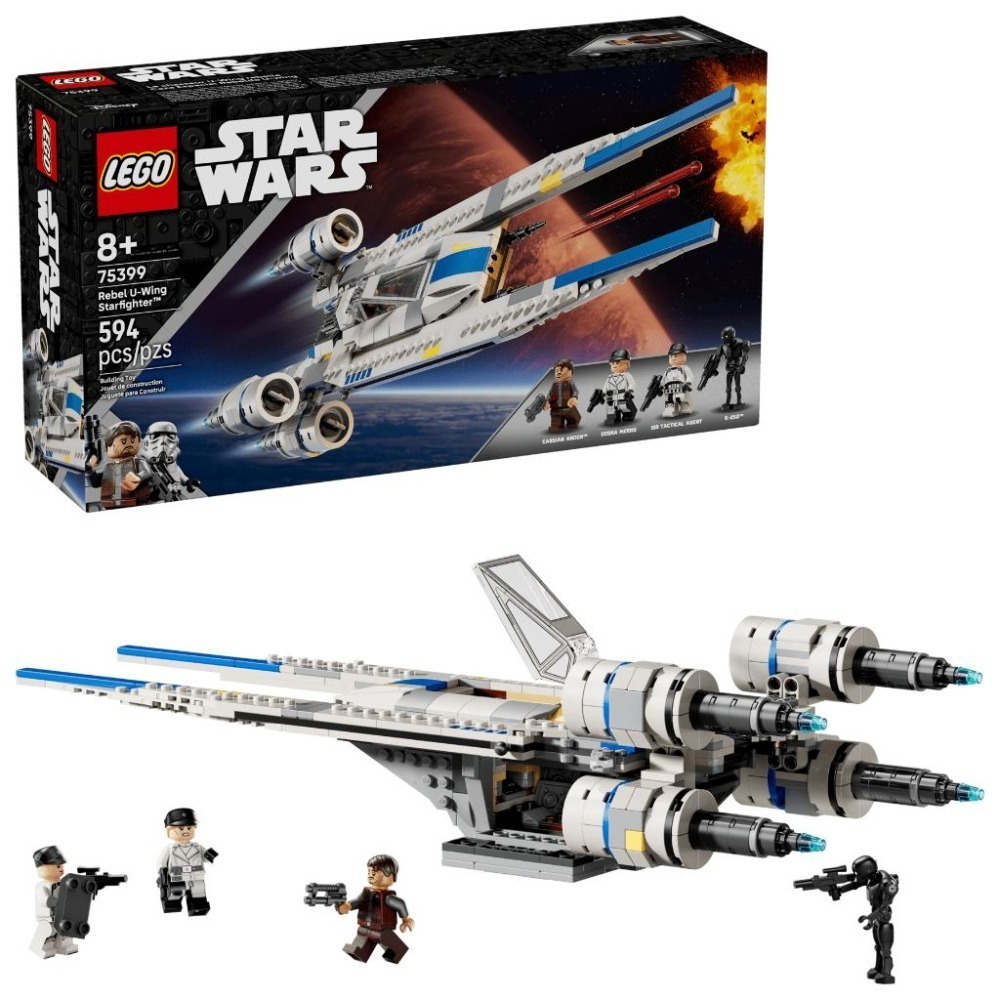 ［想樂］全新 樂高 LEGO 75399 星際大戰 StarWars 反抗軍 U 翼星際戰-細節圖9
