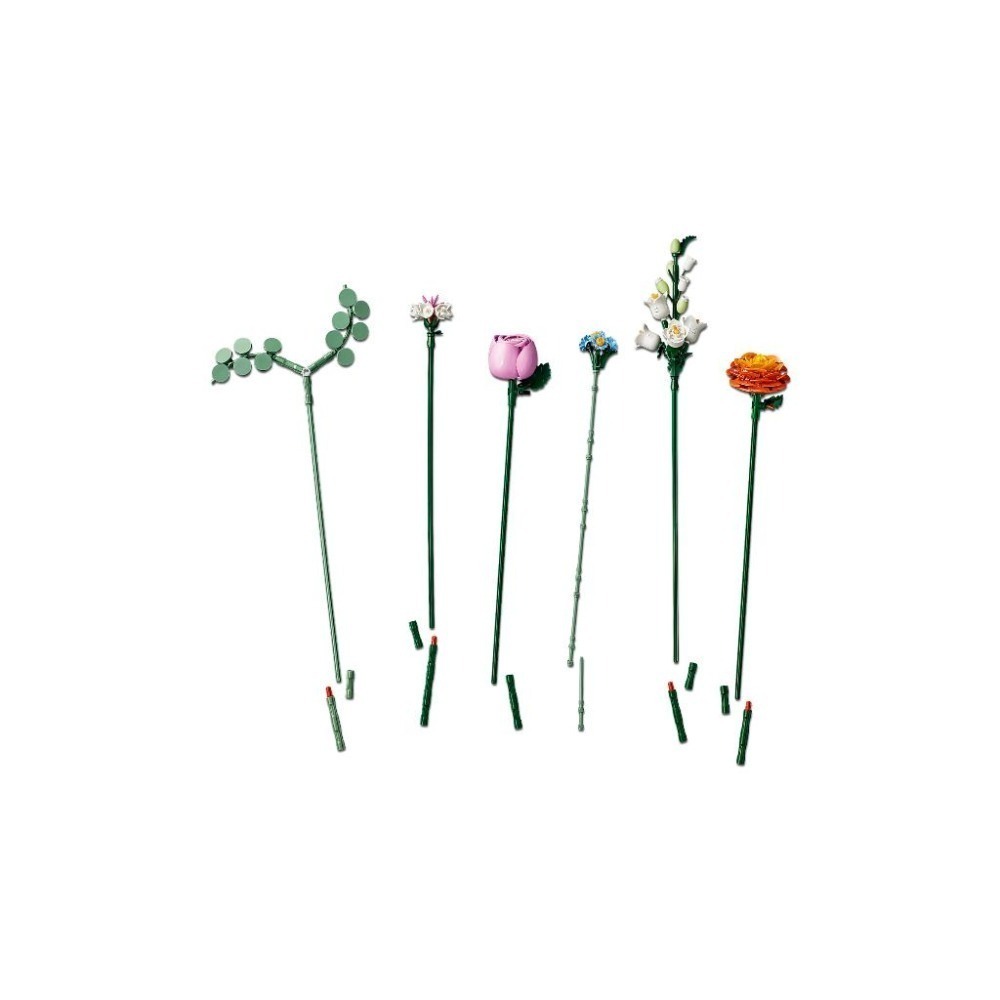 ［想樂］全新 樂高 LEGO 10342 花藝系列 優雅粉紅花束 Pretty Pink Flower Bouquet-細節圖6
