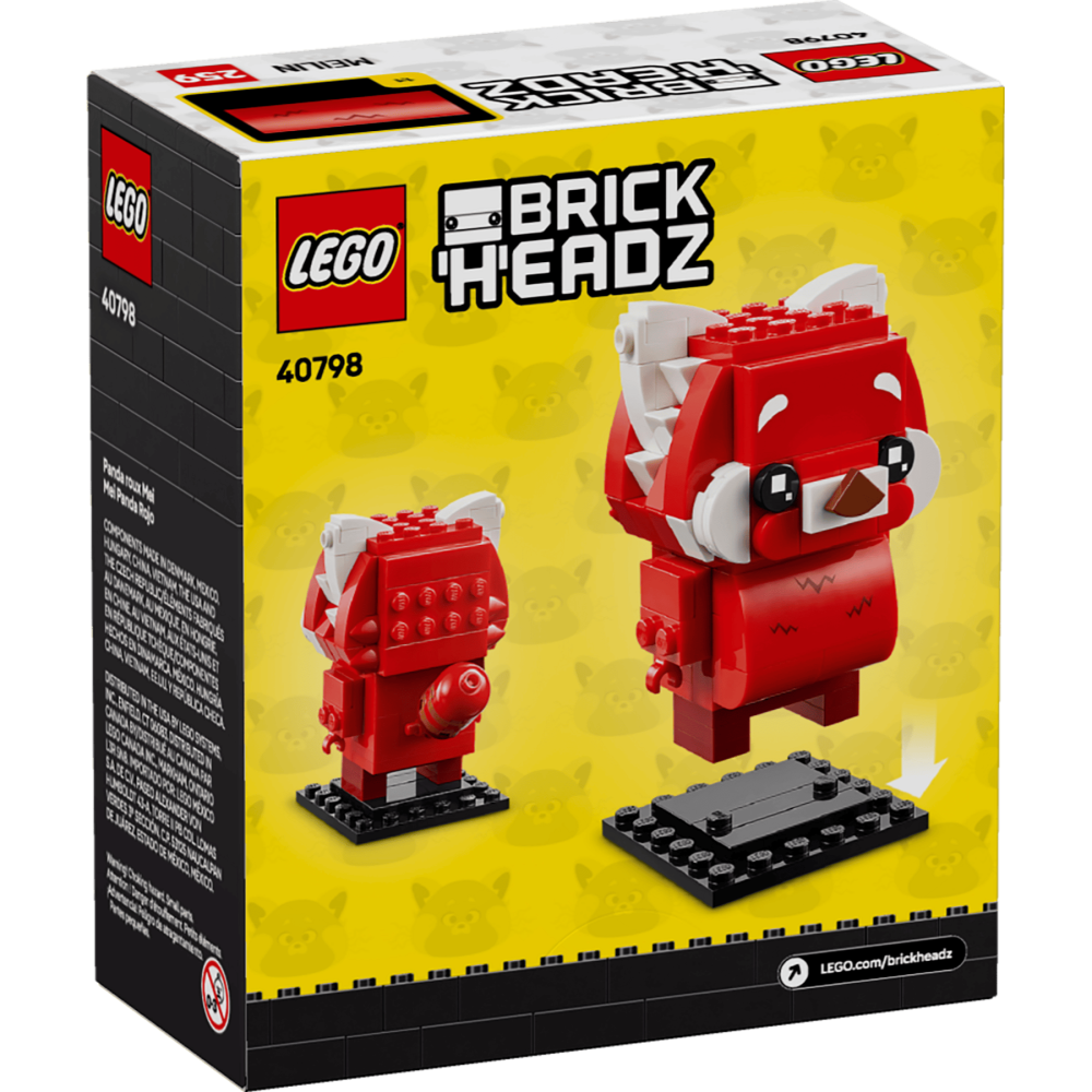 ［想樂］全新 樂高 Lego 40798 Brickheadz  紅熊貓美美-細節圖2
