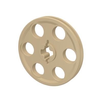 ［想樂］『零件』 全新 樂高 Lego 4185 滑輪 科技零件 深灰色 淺灰色 黃-細節圖3