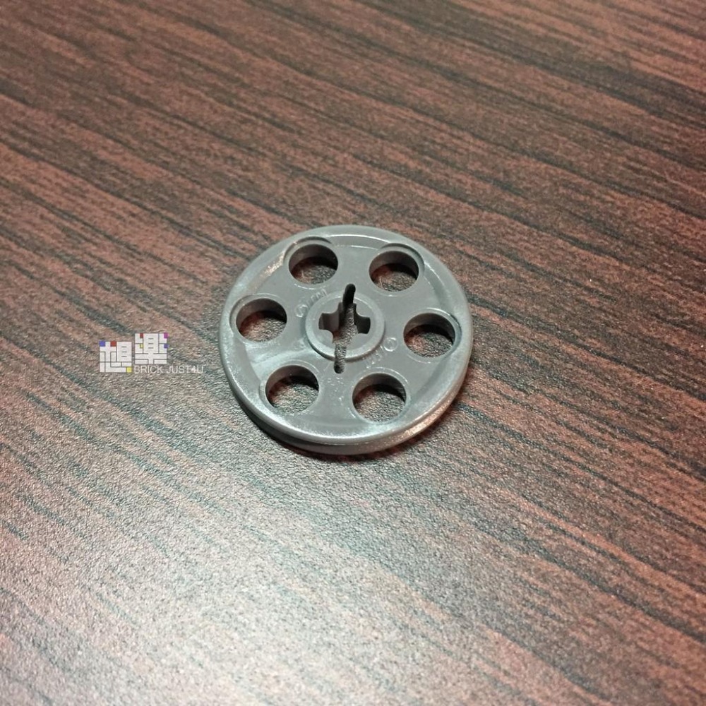 ［想樂］『零件』 全新 樂高 Lego 4185 滑輪 科技零件 深灰色 淺灰色 黃-細節圖7