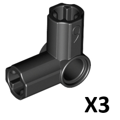 ［想樂］『零件』 全新 樂高 LEGO 32014 科技連接 紅色 黃色 黑色-規格圖4