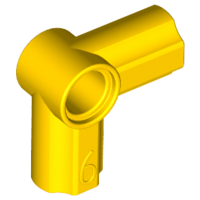 ［想樂］『零件』 全新 樂高 LEGO 32014 科技連接 紅色 黃色 黑色-規格圖4