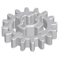 ［想樂］『零件』 全新 樂高 LEGO 94925 4640536 齒輪 齒條 淺灰色 (一包2入)-細節圖2