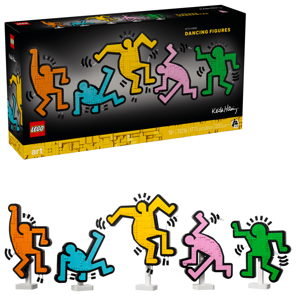 ［想樂］全新 樂高 LEGO 31216 ART 凱斯 哈林 -跳舞小人 Keith Haring - Dancing-細節圖10