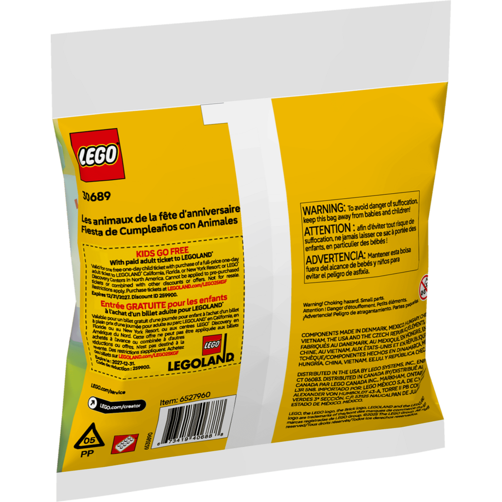 ［想樂］『小包』全新 樂高 LEGO 30689 生日派對 動物 長頸鹿 Birthday Party Animals-細節圖2