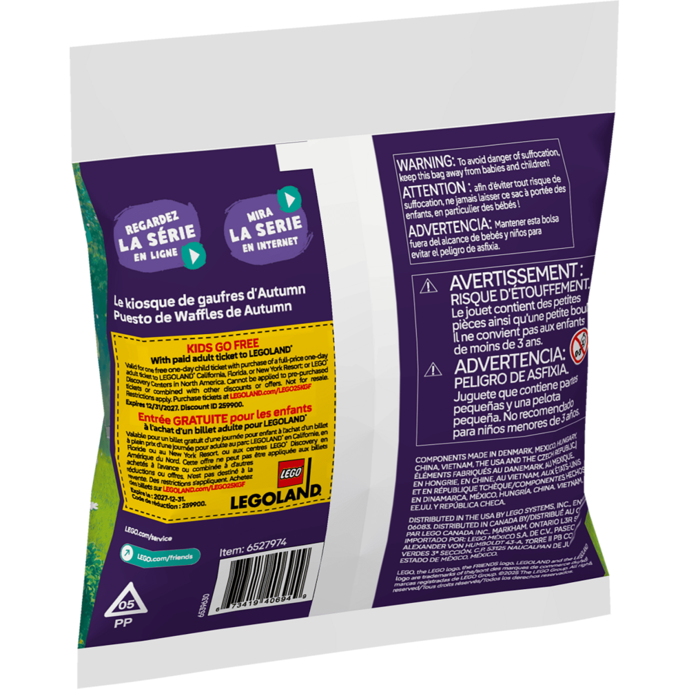 ［想樂］『小包』全新 樂高 LEGO 30696 Friends 鬆餅攤 Autumn＇s Waffle Stand-細節圖2