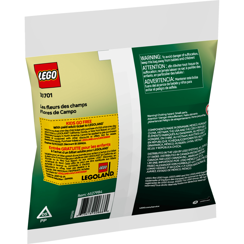 ［想樂］『小包』全新 樂高 LEGO 30701 花藝系列 田野花朵 Field Flowers polybag-細節圖2