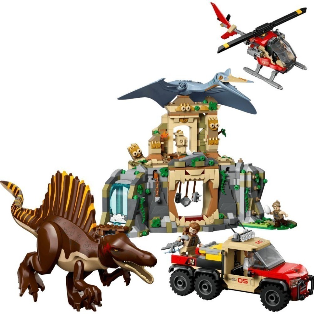 ［想樂］全新 樂高 LEGO 76976 侏儸紀世界 Jurassic World 棘龍和風神翼龍空中任務-細節圖3