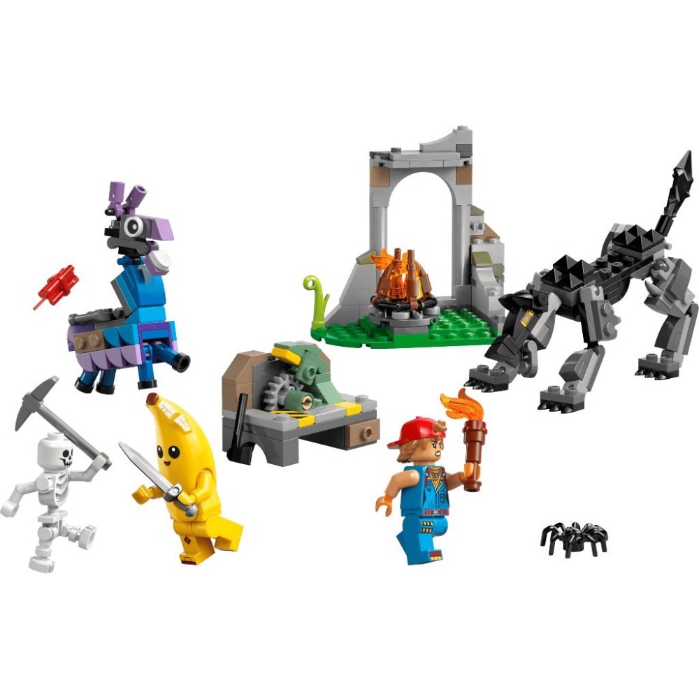 ［想樂］全新 樂高 LEGO 77075 要塞英雄 Fortnite Peely & Sparkplug＇s 草原營地-細節圖3