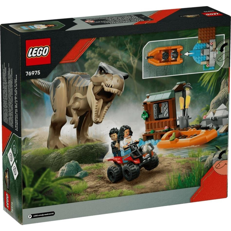 ［想樂］全新 樂高 LEGO 76975 侏儸紀世界 Jurassic World 逃離暴龍河川大冒險-細節圖2