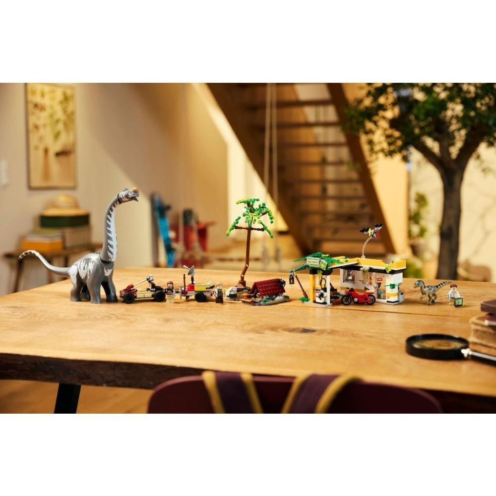 ［想樂］全新 樂高 LEGO 76973 侏儸紀世界 Jurassic World 迅猛龍和泰坦巨龍追蹤任務-細節圖6
