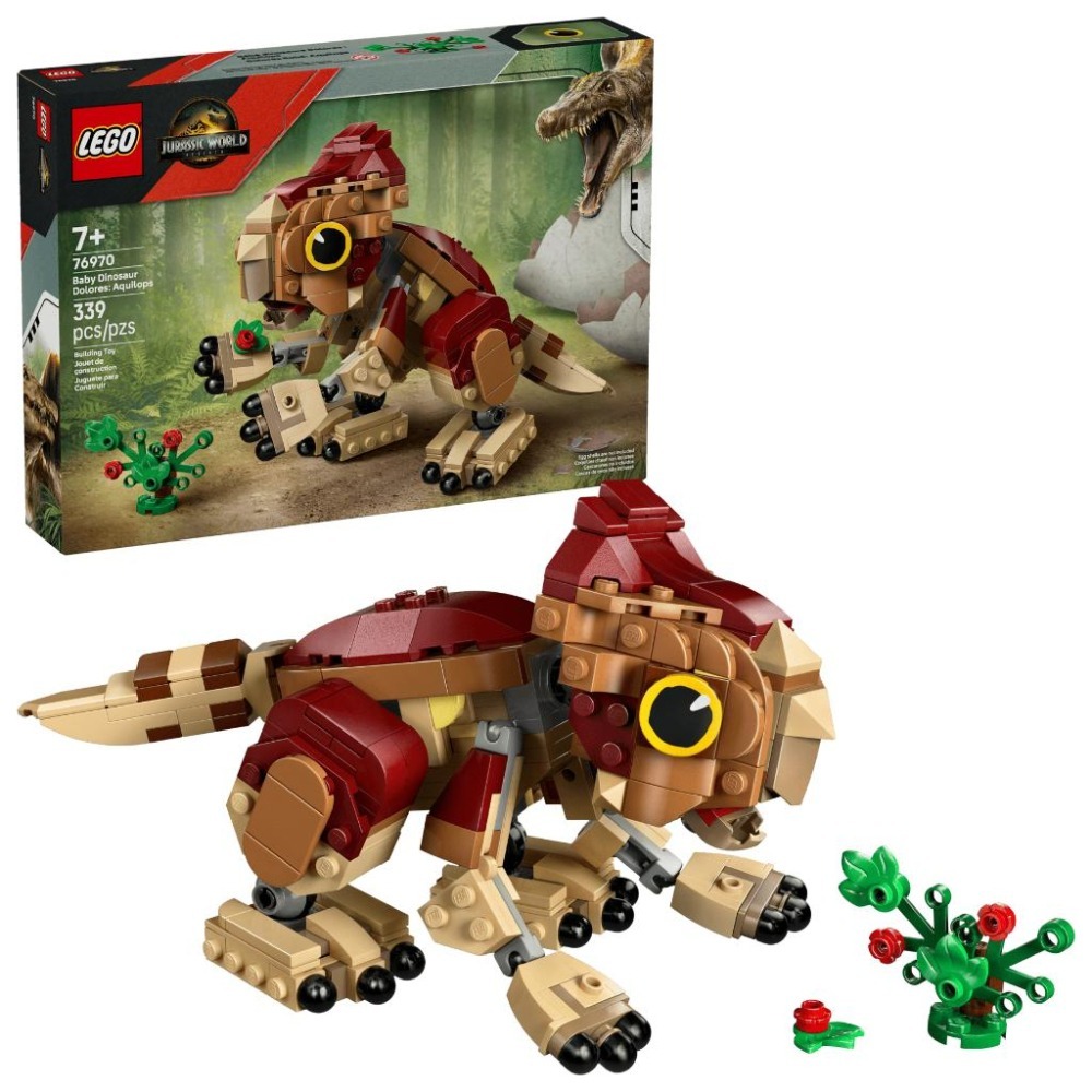 ［想樂］全新 樂高 LEGO 76970 侏儸紀世界 Jurassic World 恐龍寶寶 Dolores：鷹角龍-細節圖9