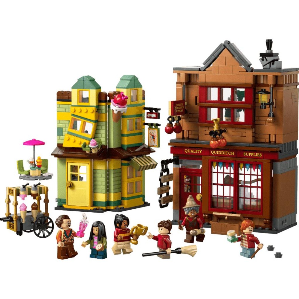 ［想樂］全新 樂高 LEGO 76452 Harry Potter 哈利波特 優質魁地奇用品商店與冰淇淋店-細節圖3