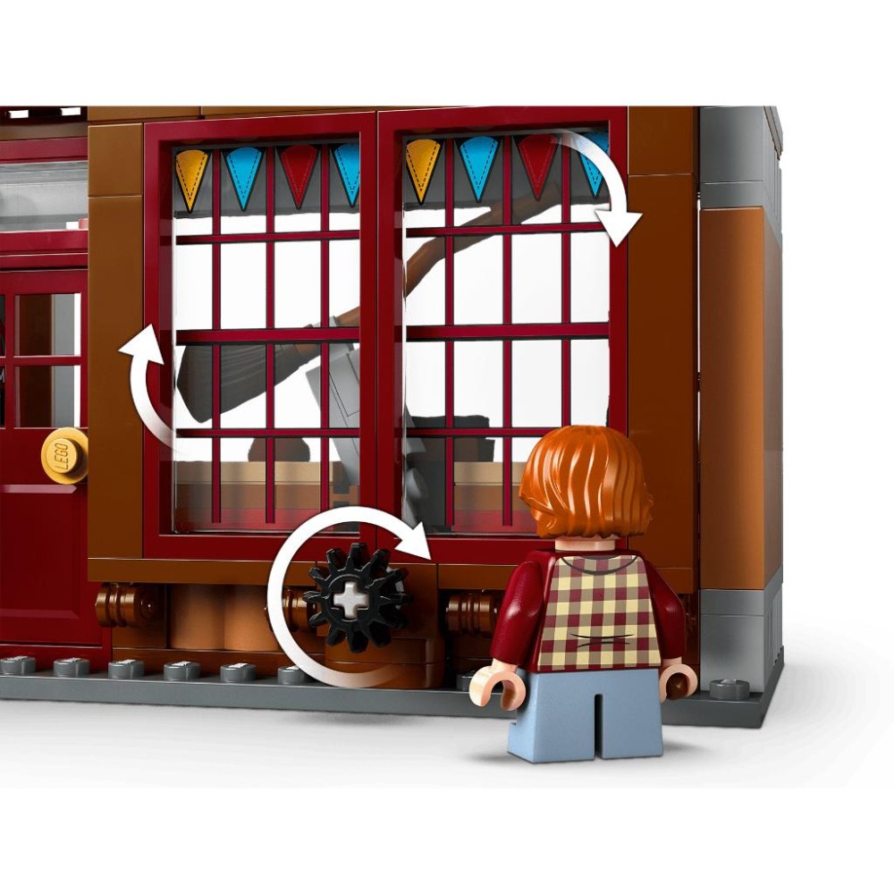 ［想樂］全新 樂高 LEGO 76452 Harry Potter 哈利波特 優質魁地奇用品商店與冰淇淋店-細節圖6