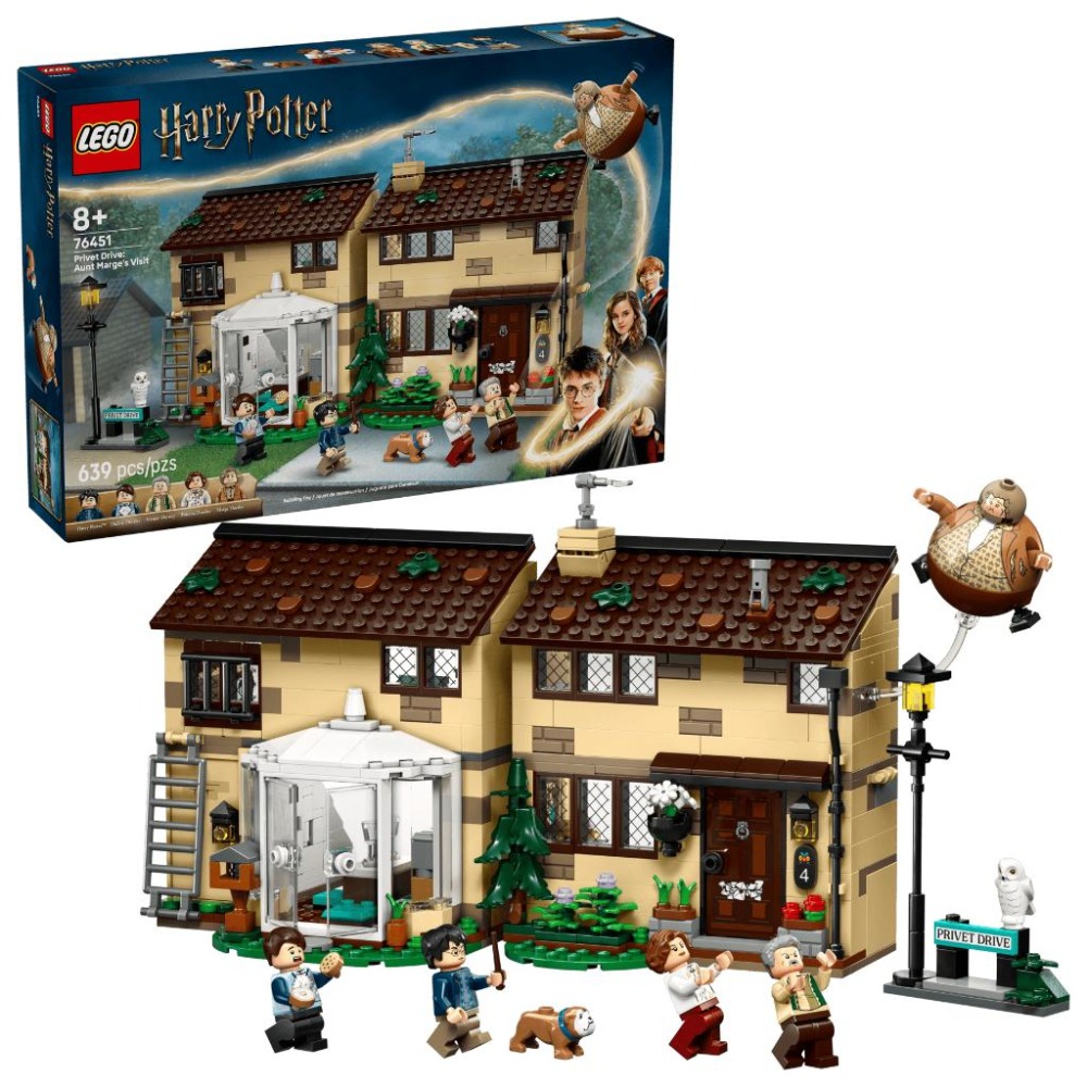 ［想樂］全新 樂高 LEGO 76451 Harry Potter 哈利波特 水蠟樹街 瑪姬姑姑來訪-細節圖7