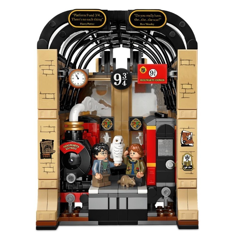 ［想樂］全新 樂高 LEGO 76450 Harry Potter 哈利波特 書擋擺飾 霍格華茲特快車-細節圖8