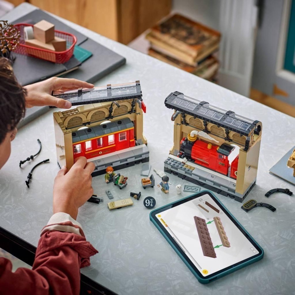 ［想樂］全新 樂高 LEGO 76450 Harry Potter 哈利波特 書擋擺飾 霍格華茲特快車-細節圖9