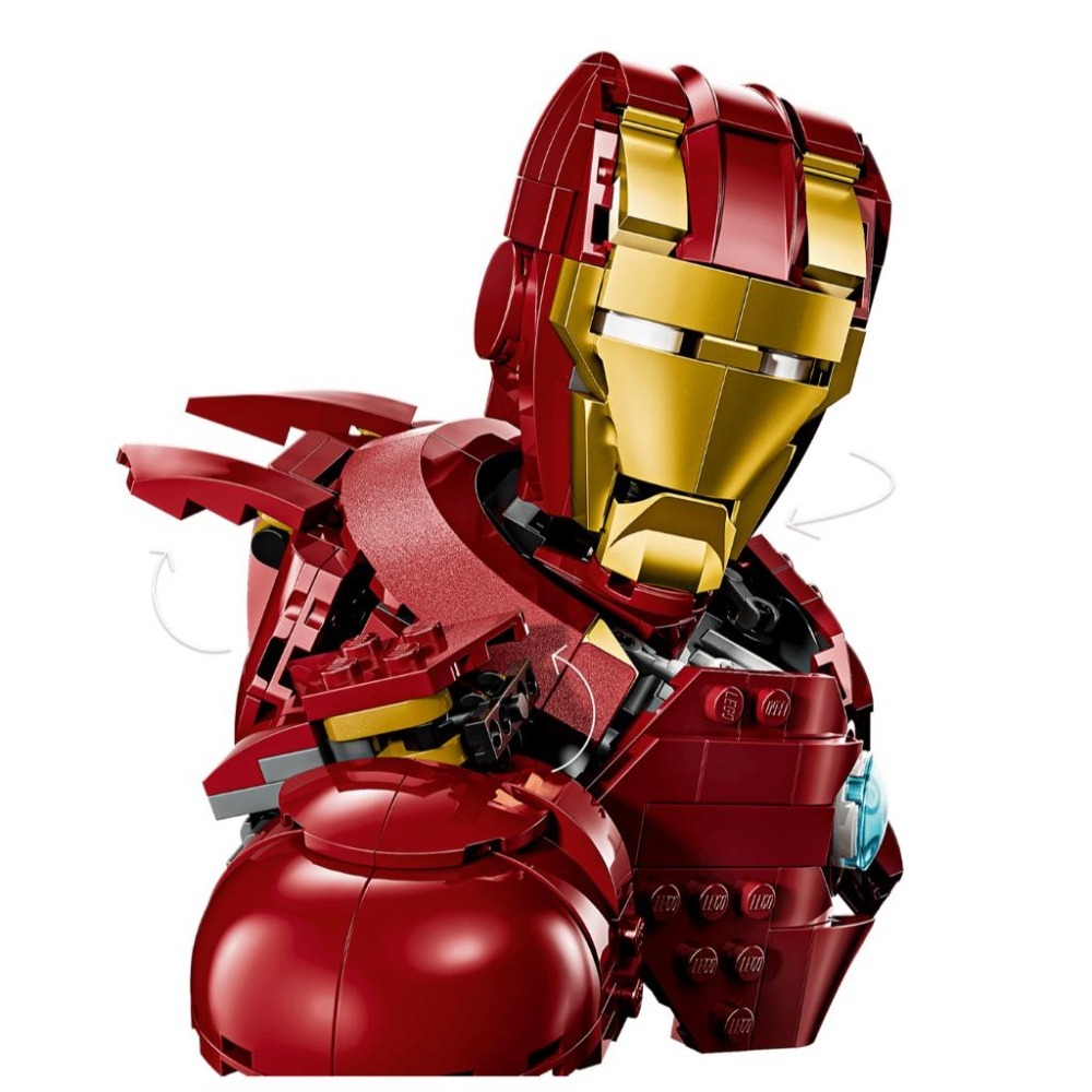 ［想樂］全新 樂高 LEGO 76327 Marvel 漫威 鋼鐵人 MK4 半身像-細節圖5