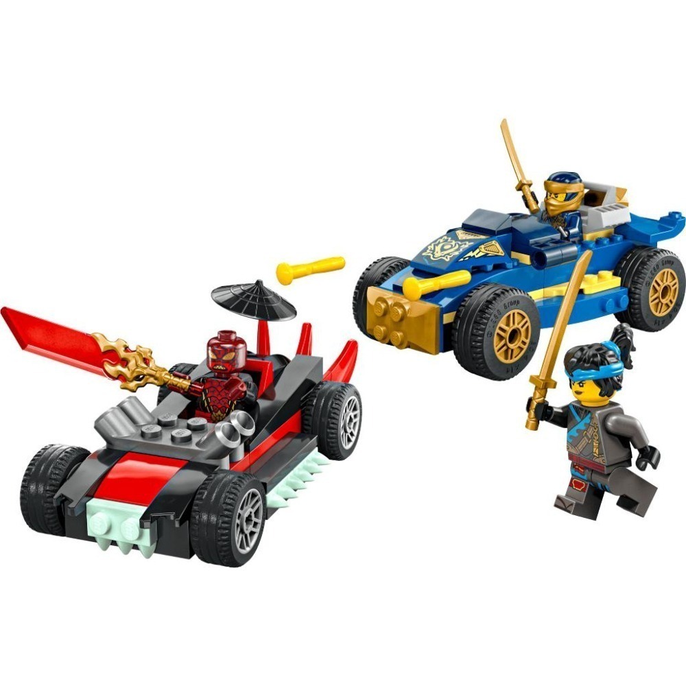［想樂］全新 樂高 LEGO 71840 Ninjago 忍者 羅格和錐克斯的賽車大對決-細節圖3