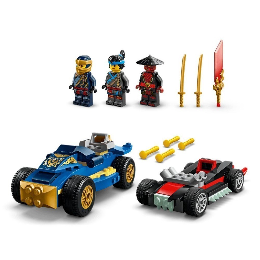 ［想樂］全新 樂高 LEGO 71840 Ninjago 忍者 羅格和錐克斯的賽車大對決-細節圖6