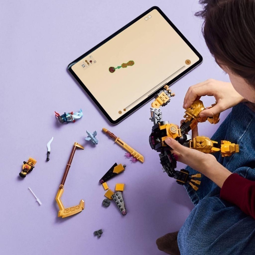 ［想樂］全新 樂高 LEGO 71839 Ninjago 忍者 亞林的旋風忍術戰鬥機械人-細節圖6