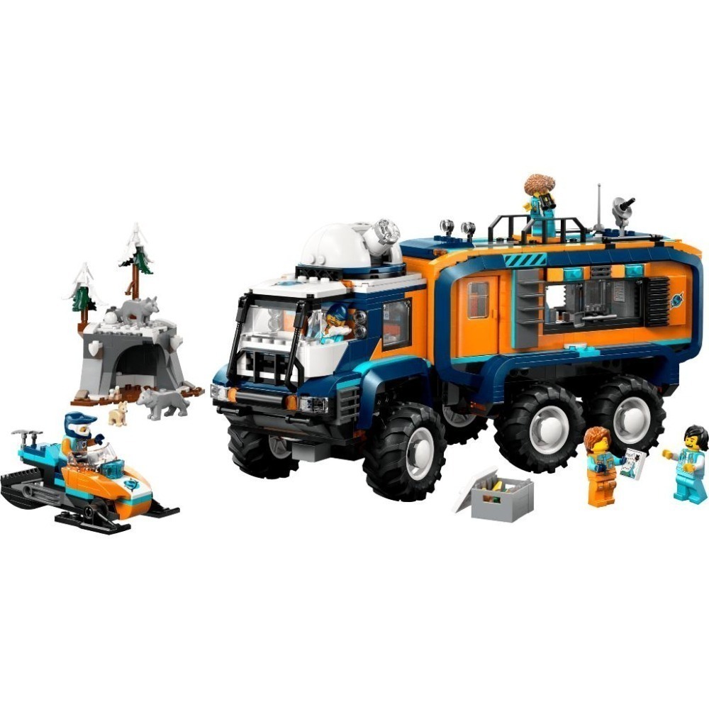 ［想樂］全新 樂高 LEGO 60471 City 城市 北極探險家科學實驗室卡車-細節圖3